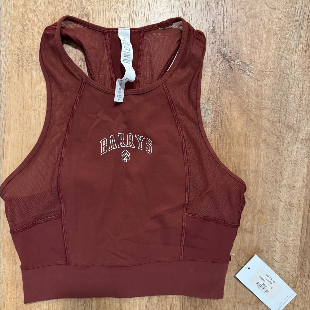 Lululemon x Barry's Crop Top Sports Bra, Size 4